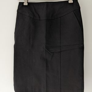 Black pencil skirt